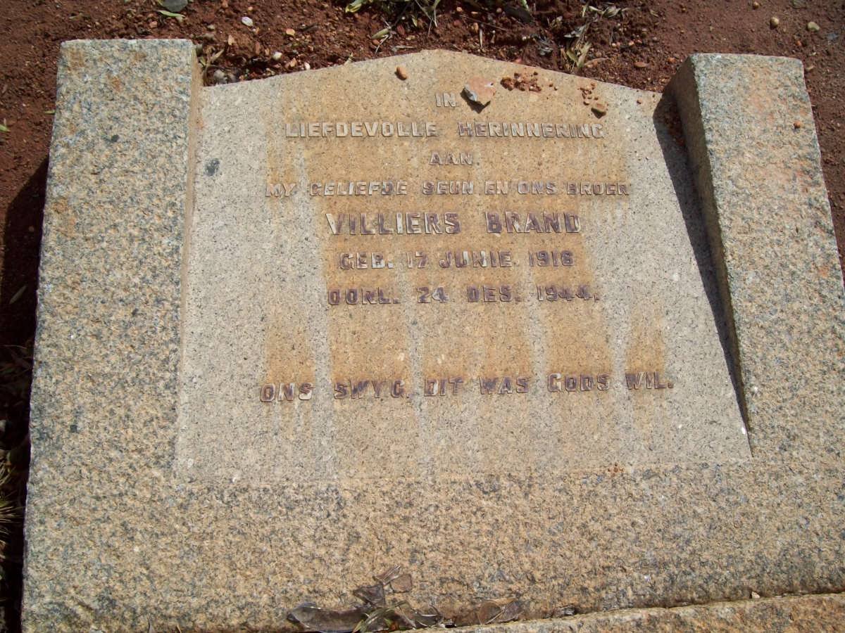 BRAND Villiers 1916-1944