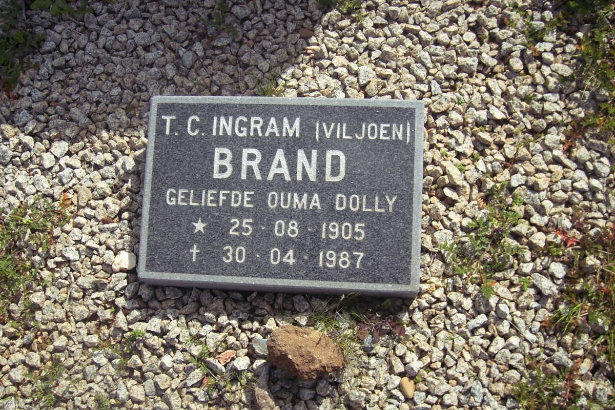 BRAND T.C. nee INGRAM nee VILJOEN 1905-1987