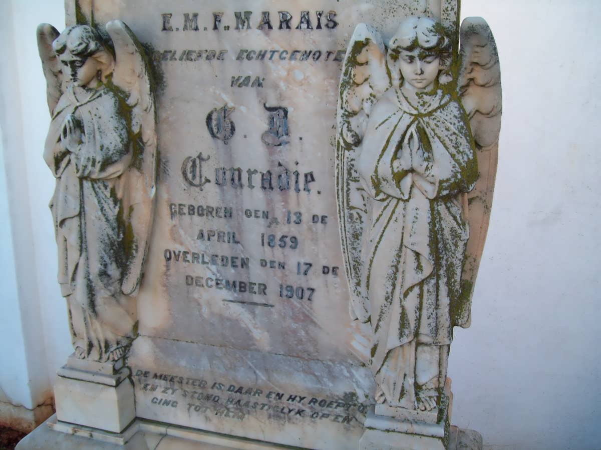 CONRADIE E.M.F. nee MARAIS 1859-1907