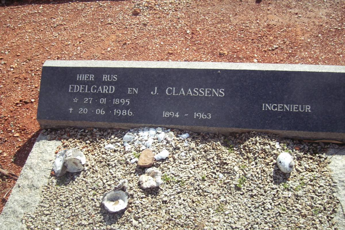CLAASSENS Edelgard 1895-1986 &amp; J. 1894-1963