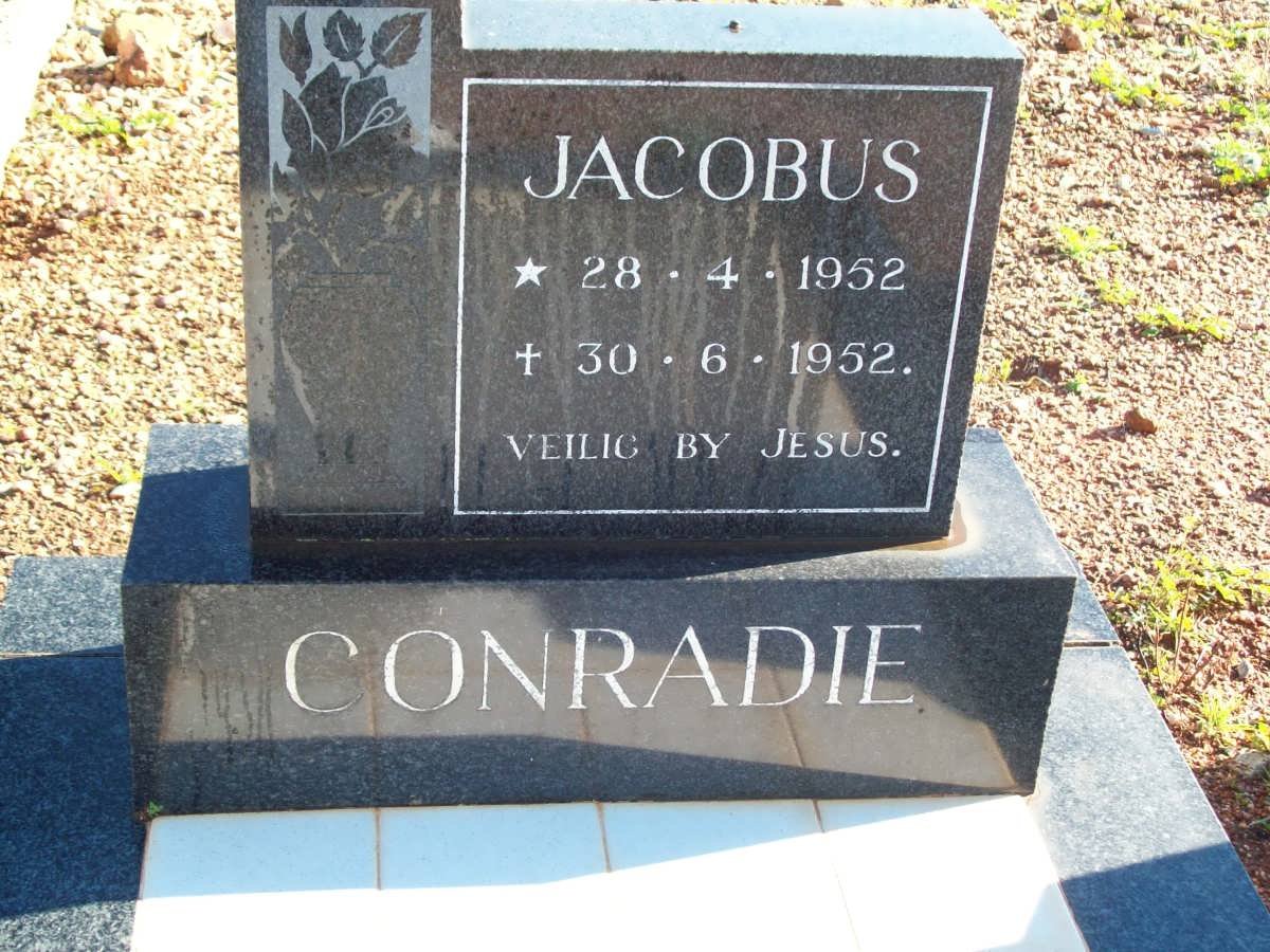 CONRADIE Jacobus 1952-1952