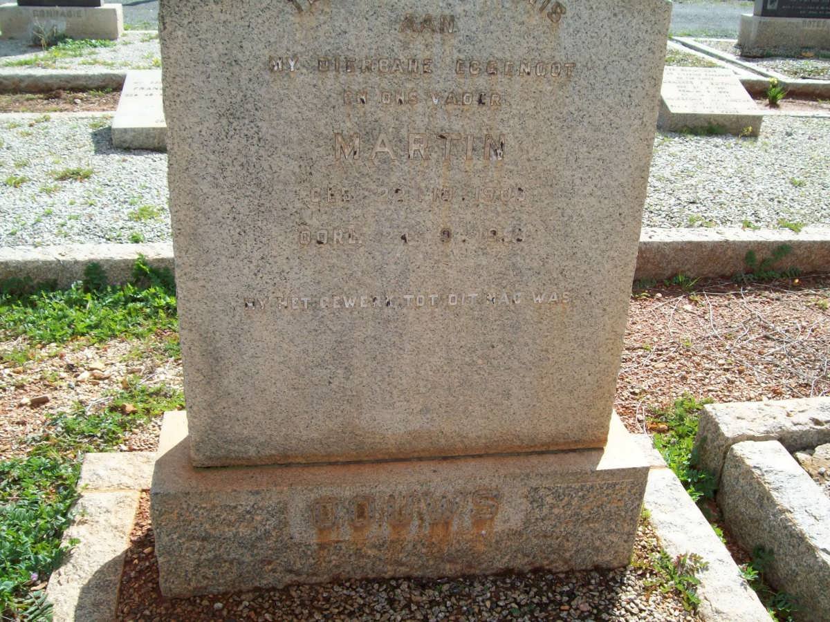 GOUWS Martin 1903-1953