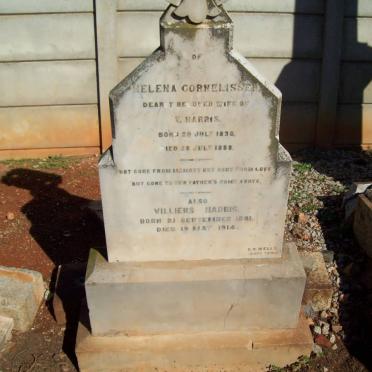 HARRIS Villiers 1841-1914 &amp; Helena CORNELISSEN 1836-1888