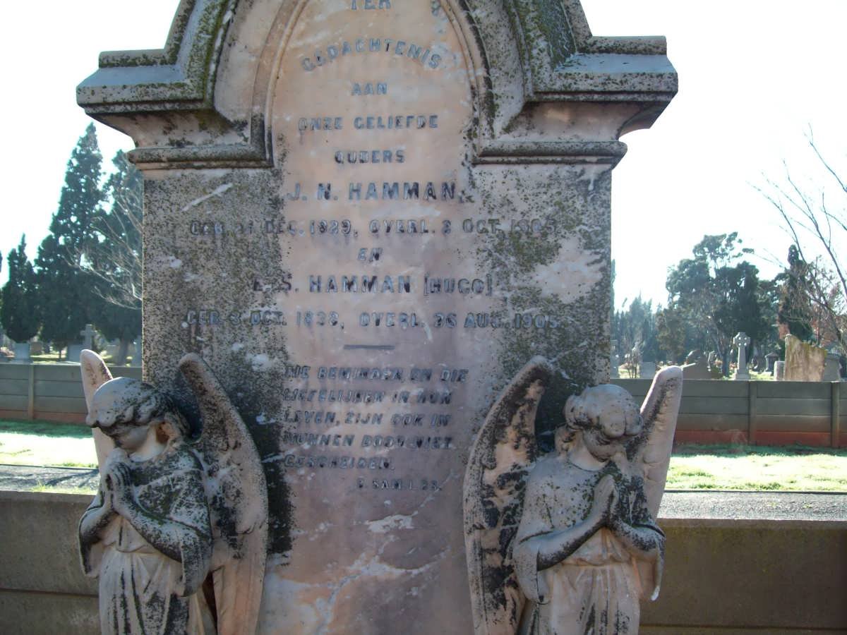 HAMAN J.N. 1829-1885 &amp; E.S. HUGO 1838-1905