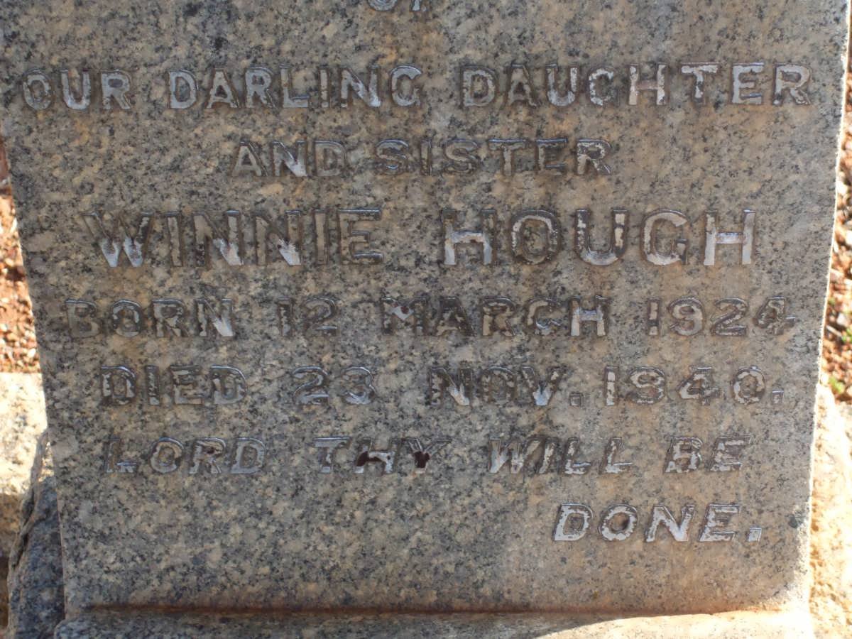 HOUGH Winnie 1924-1940