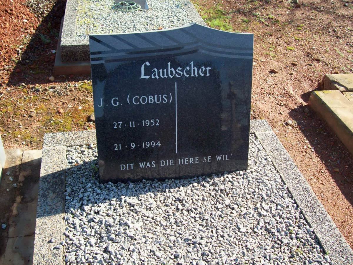 LAUBSCHER J.G. 1952-1994