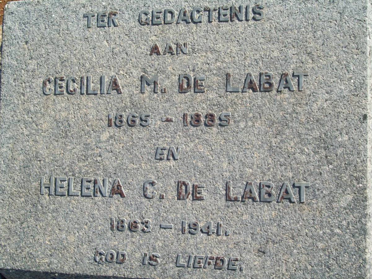 LABAT Cecilia M., de 1865-1885 :: DE LABAT Helena C. 1868-1941