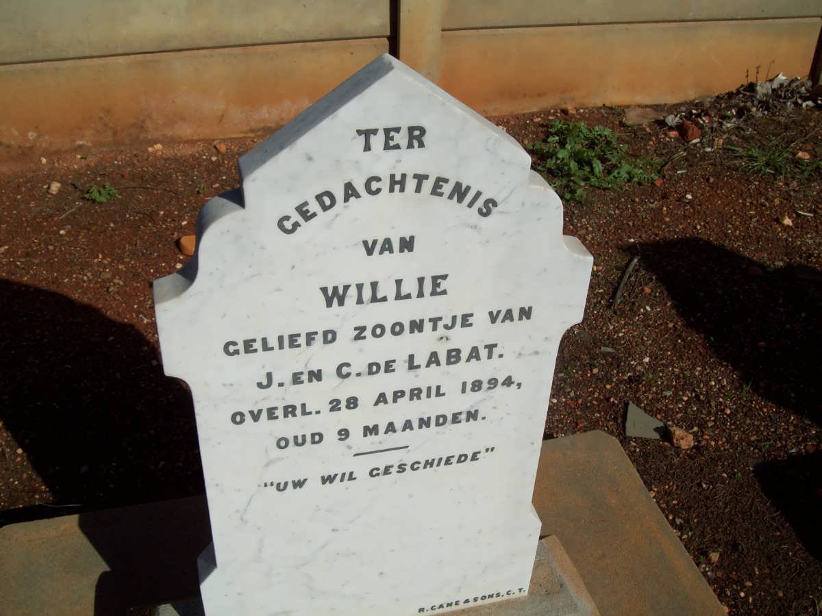 LABAT Willie, de -1894