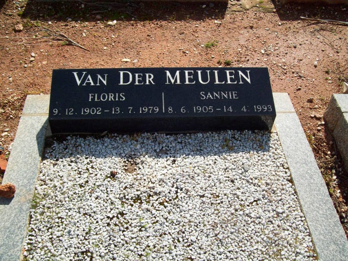MEULEN Floris, van der 1902-1979 &amp; Sannie 1905-1993