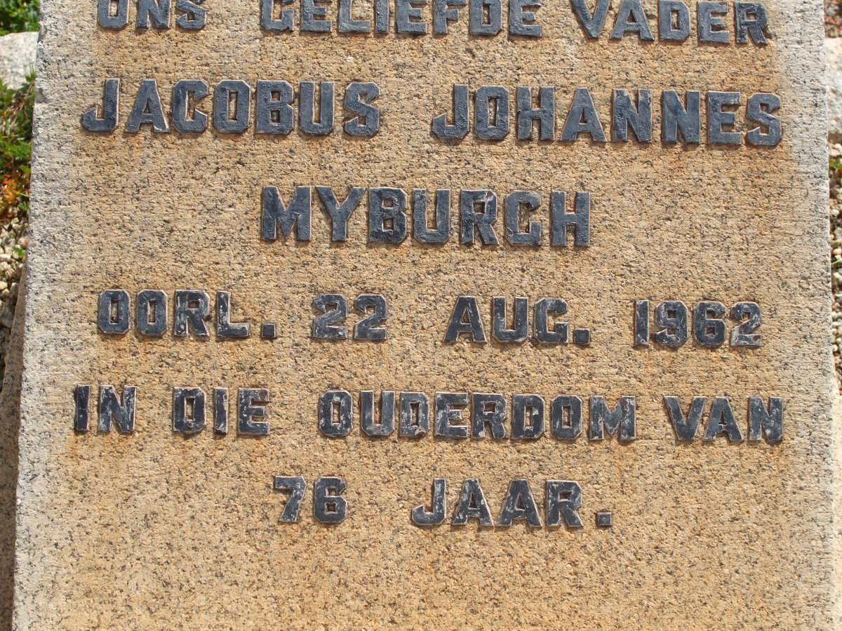 MYBURGH Jacobus Johannes -1962
