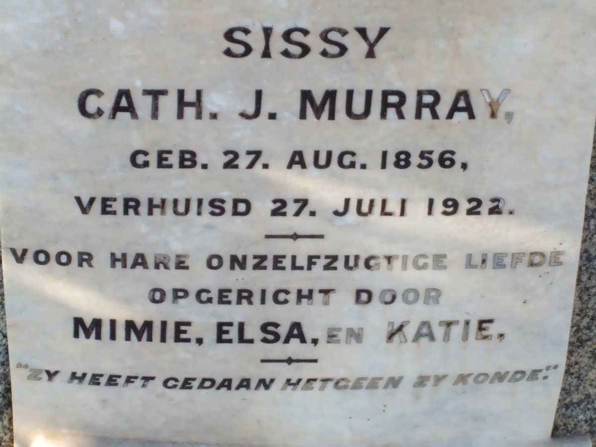 MURRAY C.J. 1856-1922