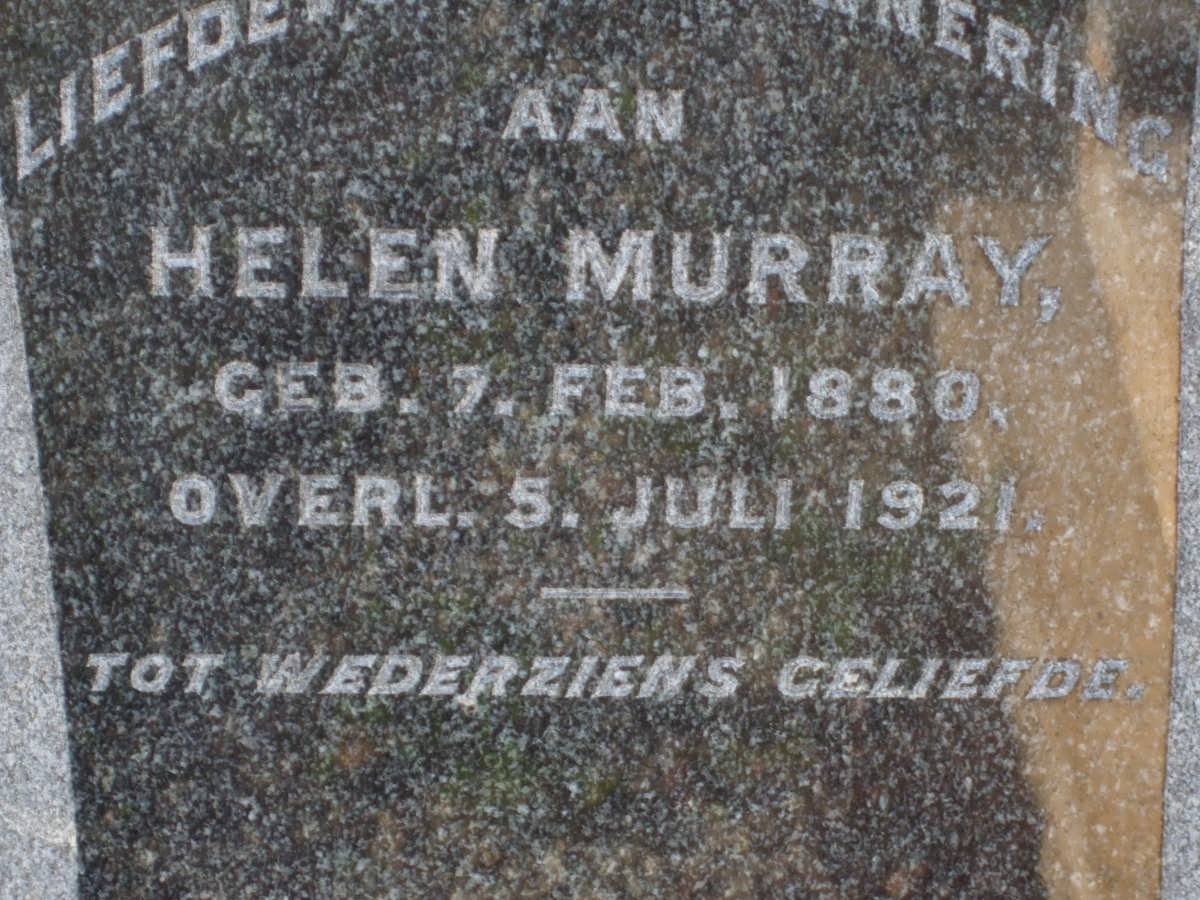 MURRAY Helen 1880-1921