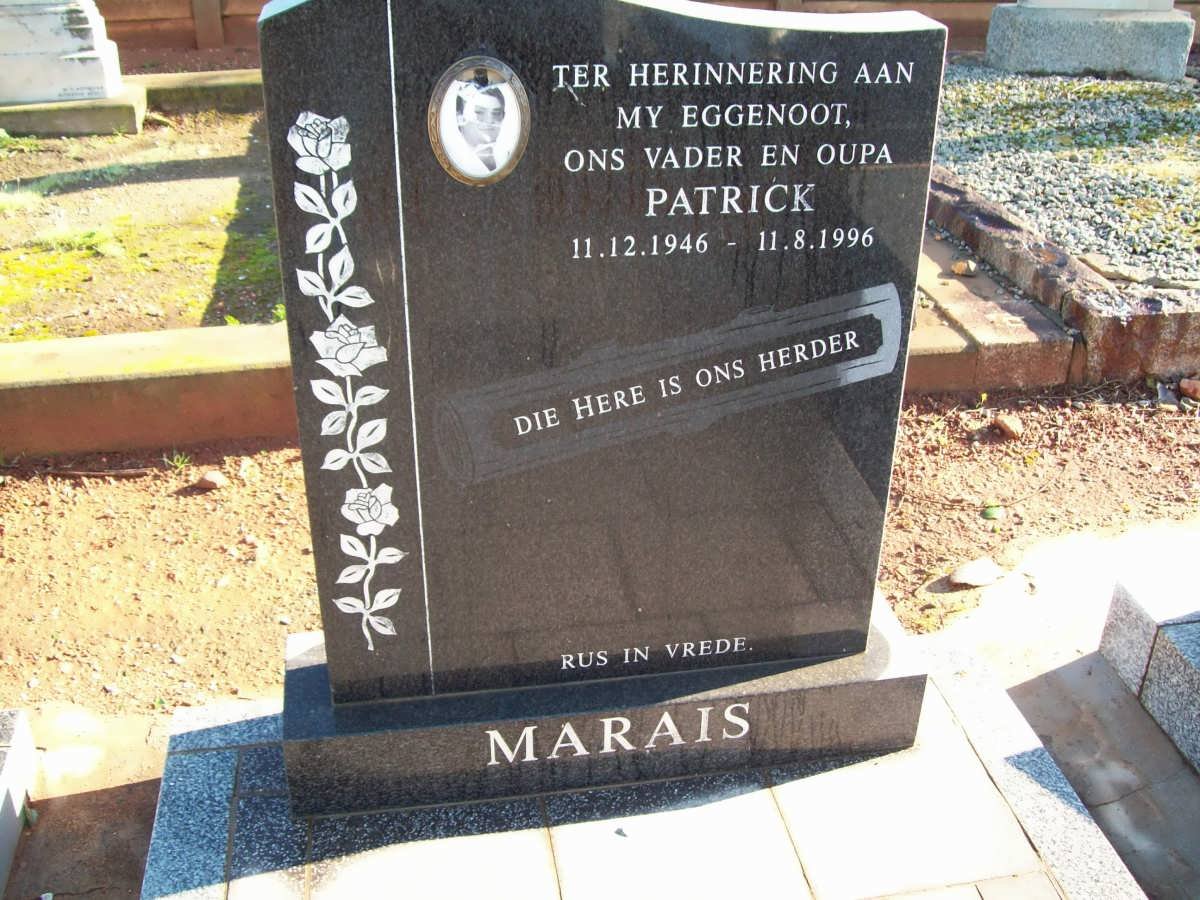 MARAIS Patrick 1946-1996