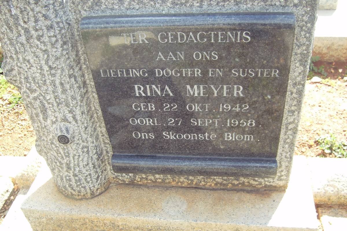 MEYER Rina 1942-1958