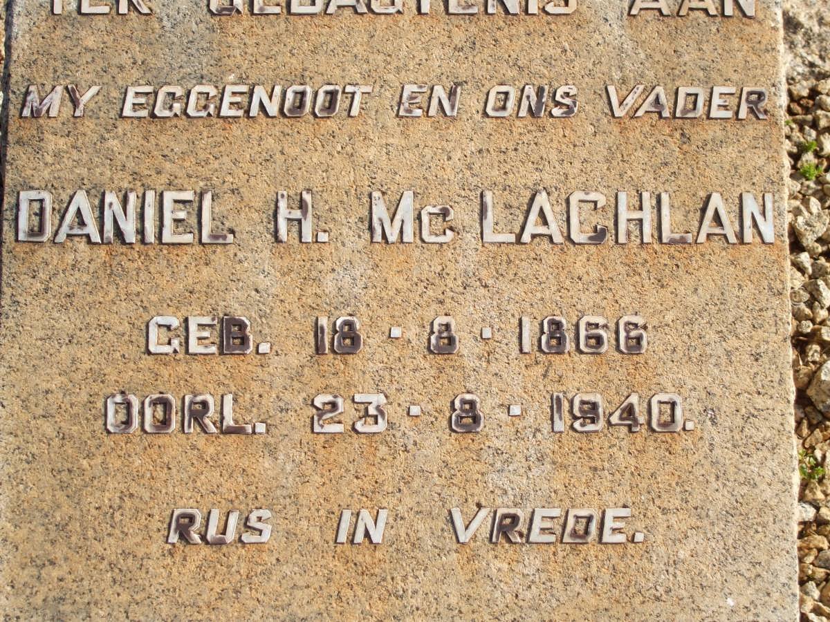 Mc LACHLAN Daniel H. 1866-1940