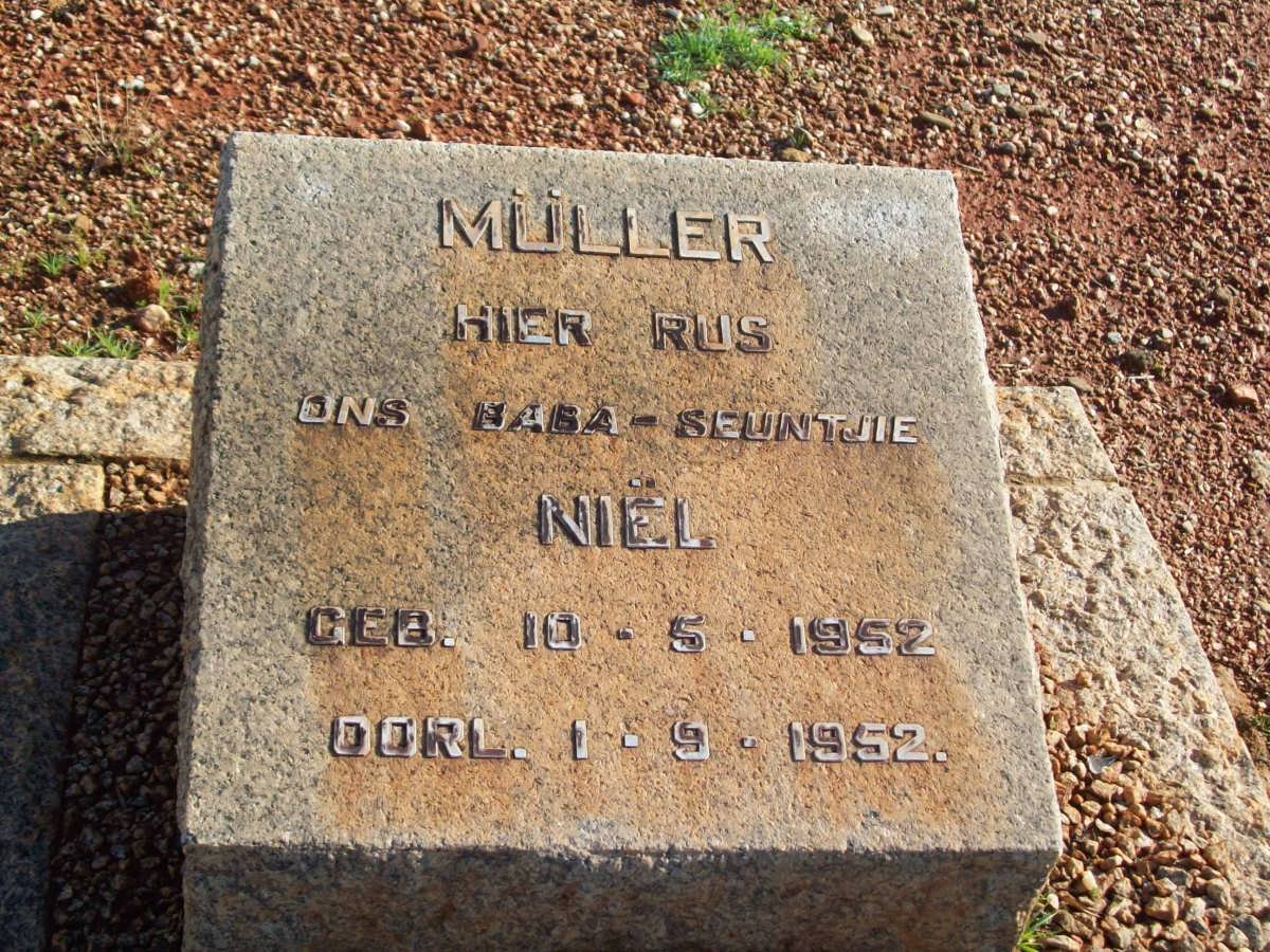 MULLER Niel 1952-1952