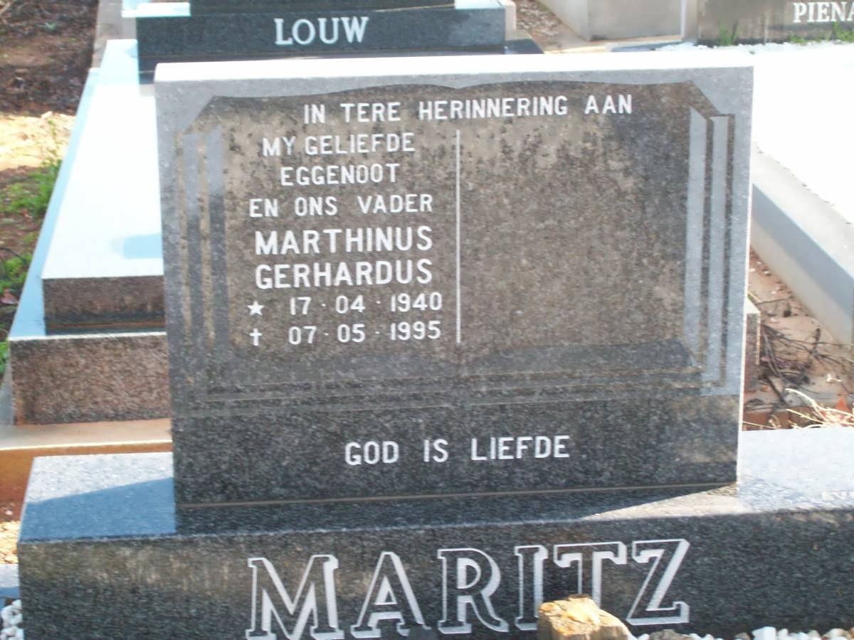MARITZ Marthinus Gerhardus 1940-1995