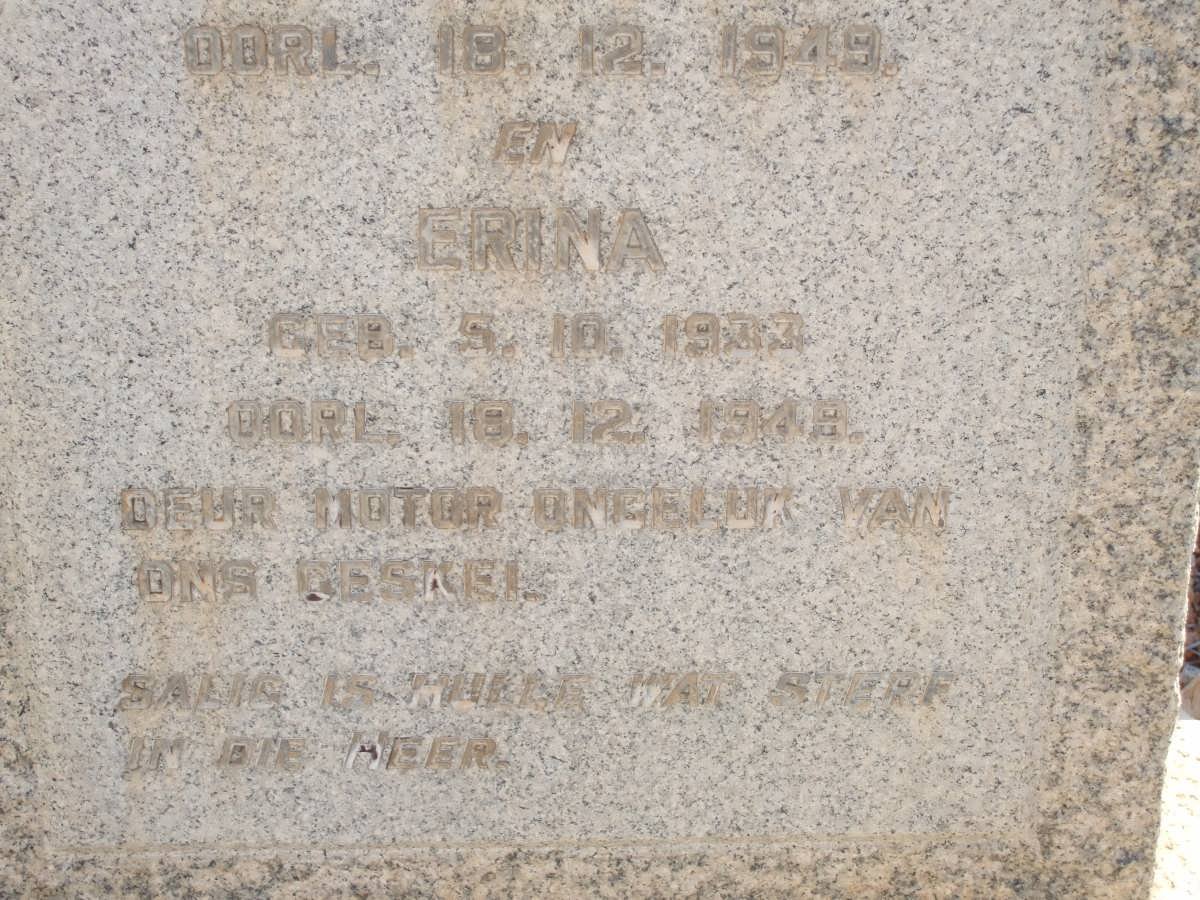 MOSTERT Aletta 1927-1949 :: MOSTERT Erina 1933-1949