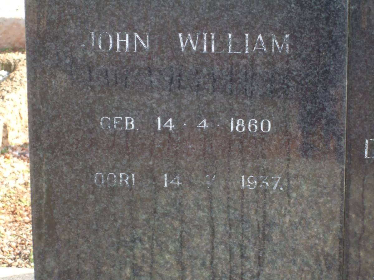 MILLEN John William 1860-1937 &amp; Alida Jacomina Magdalena ROSSOUW 1859-1938 :: MILLEN Daniel Christoffel 1903-1967