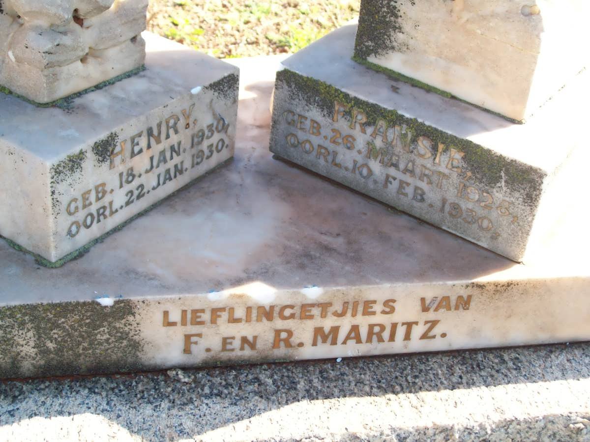 MARITZ Henry 1930-1930 :: MARITZ Fransie 1928-1930