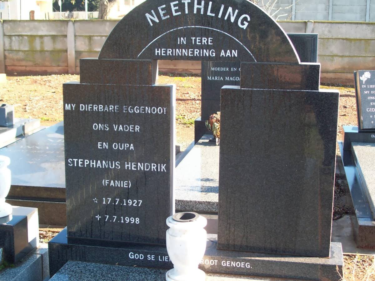 NEETHLING Stephanus Hendrik 1927-1998