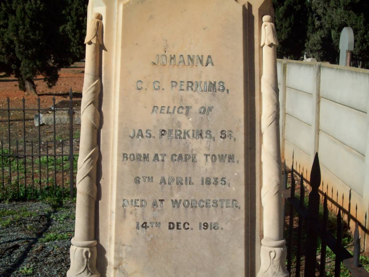 PERKINS Johanna C.G. 1835-1918