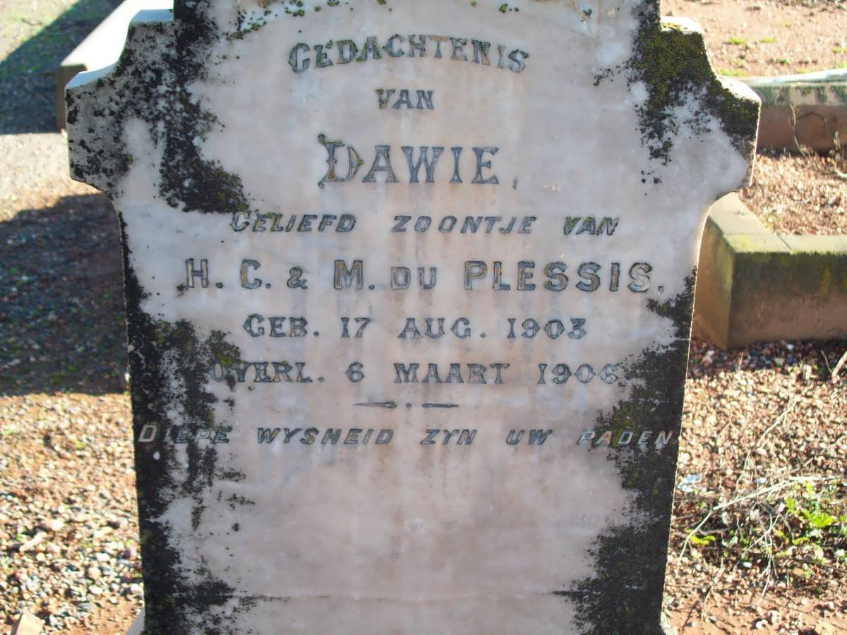 PLESSIS Dawie, du 1903-1906