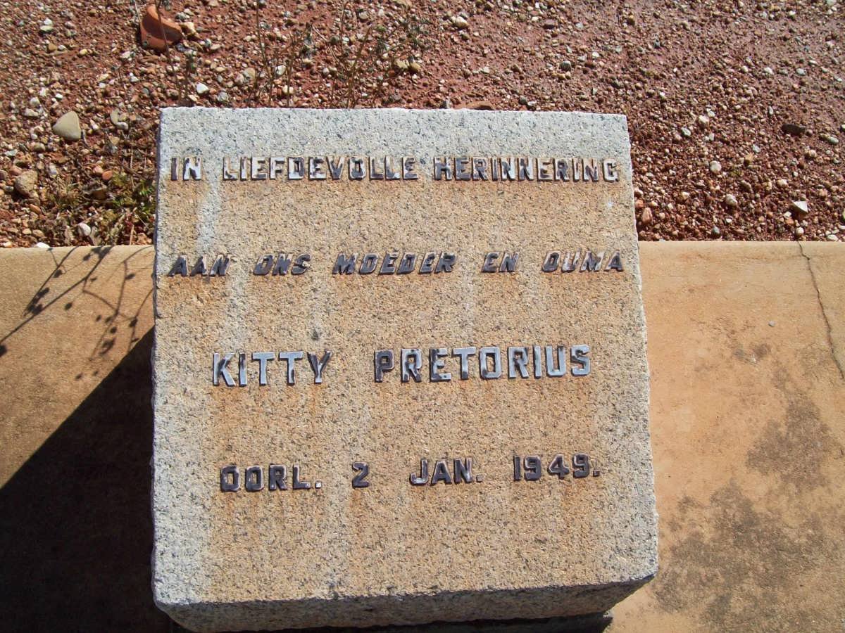 PRETORIUS Kitty -1949