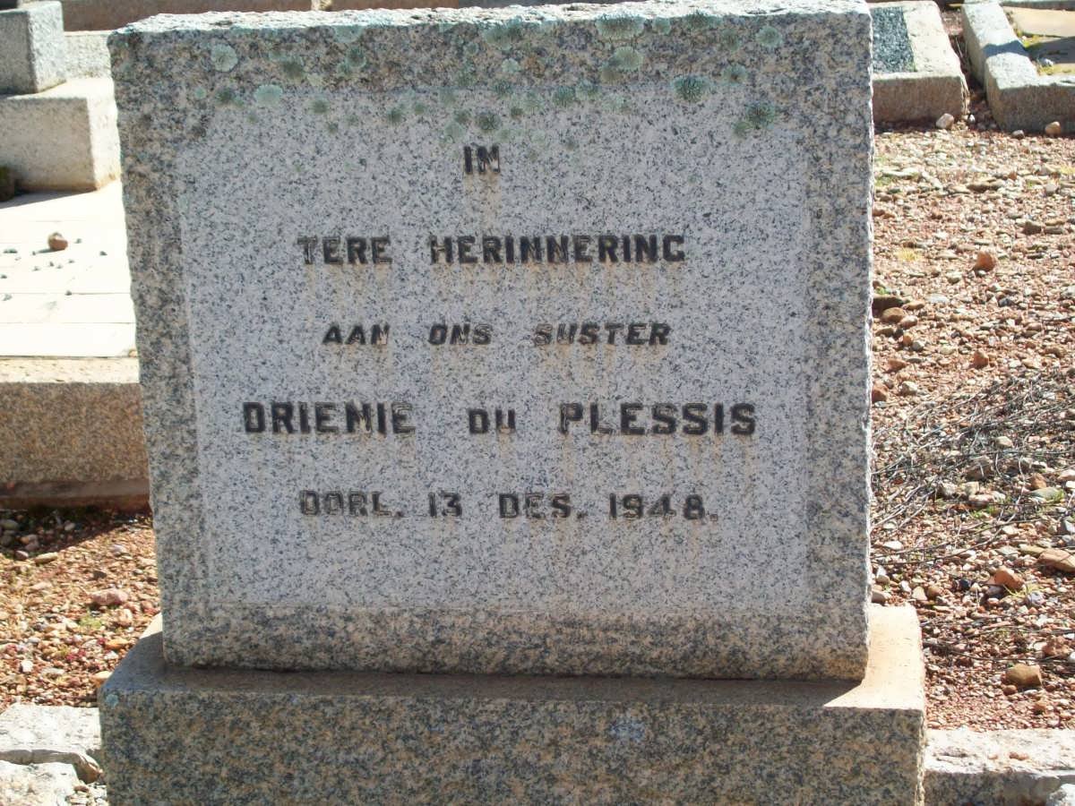 PLESSIS Drienie, du -1948