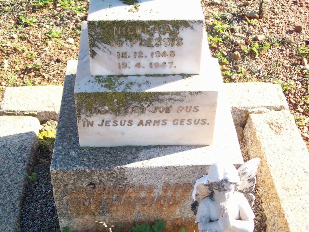 PLESSIS Nicolaas, du 1945-1947
