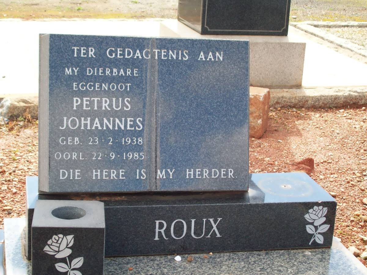ROUX Petrus Johannes 1938-1985