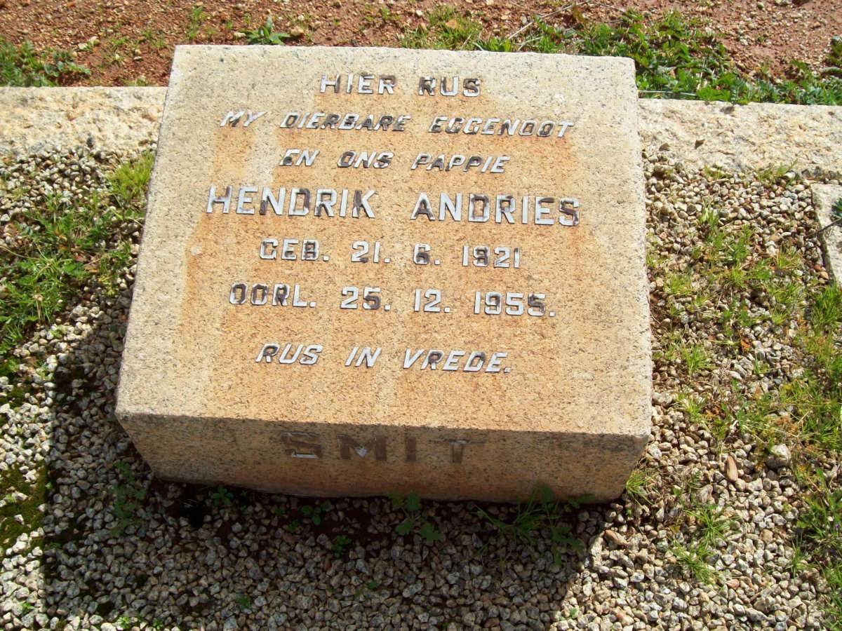 SMIT Hendrik Andries 1921-1955