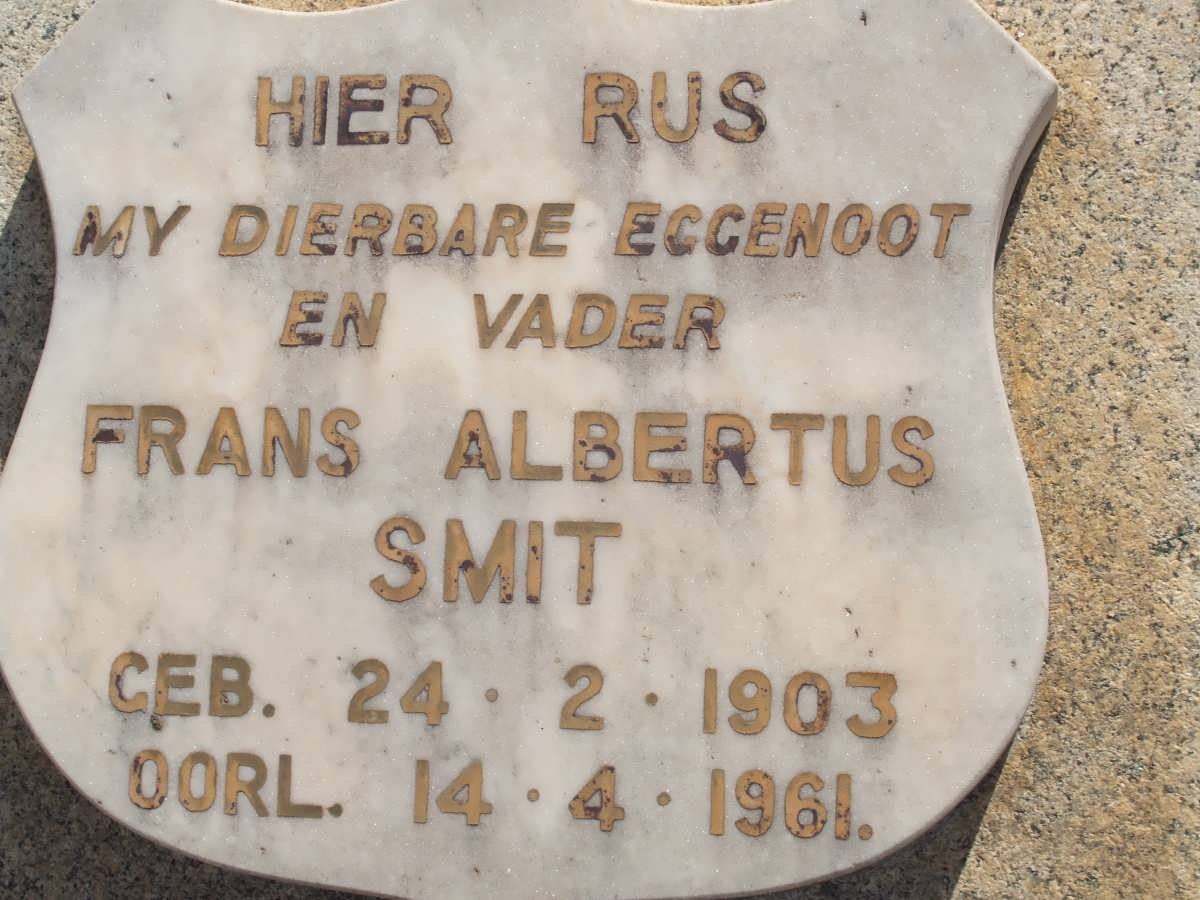 SMIT Frans Albertus 1903-1961