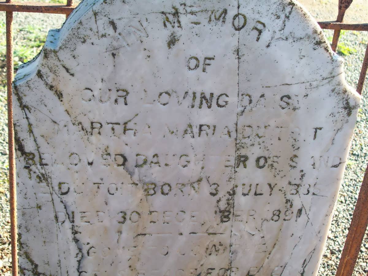 TOIT Martha Maria, du 1883-1889