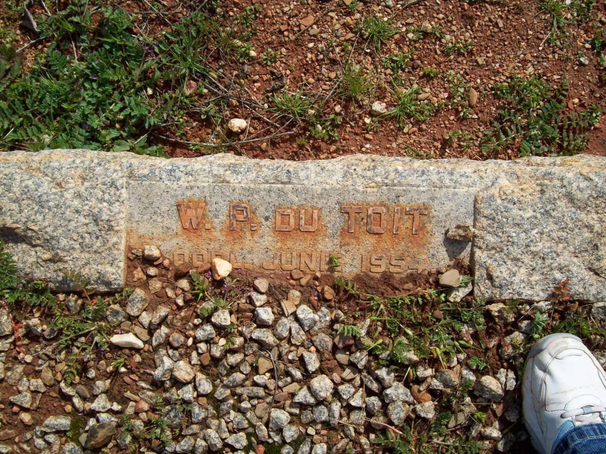 TOIT W.P., du -1954
