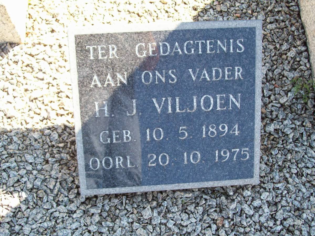 VILJOEN H.J. 1894-1975