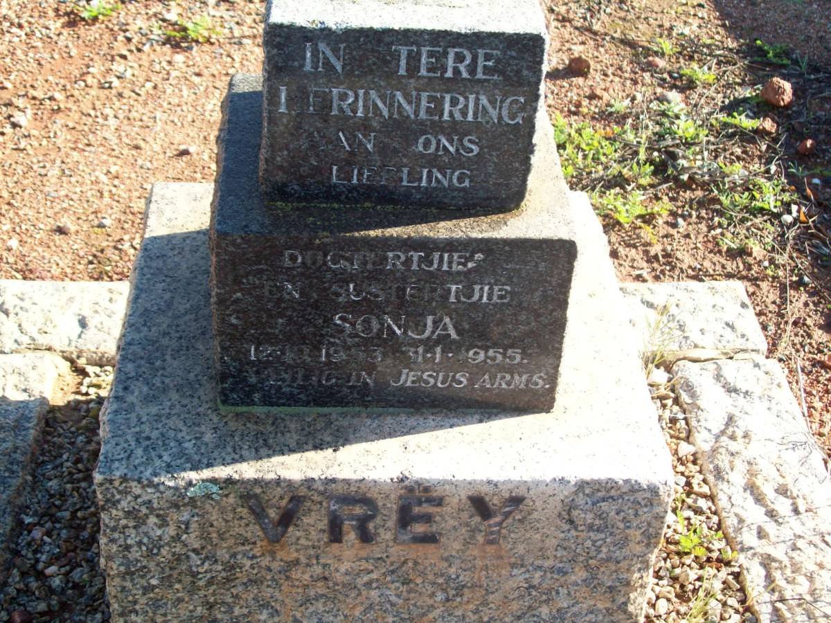 VREY Sonja 1953-1955