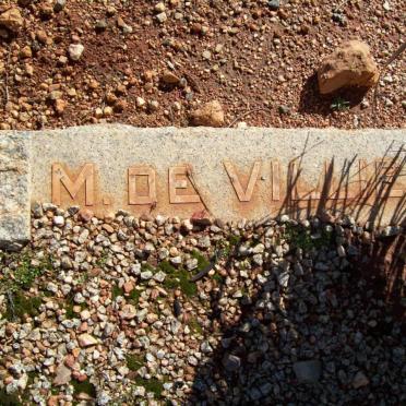 VILLIERS M., de