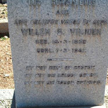 VILJOEN Willem S. 1850-1941