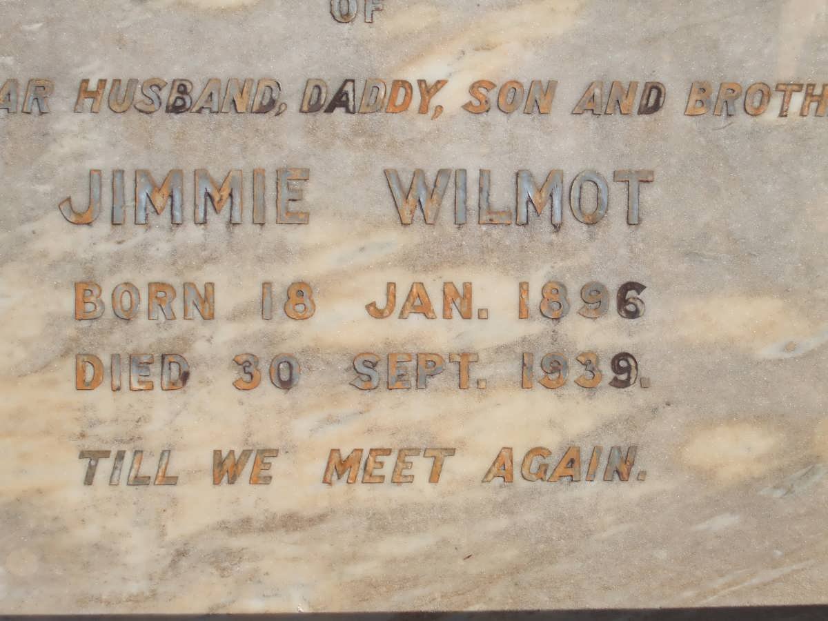 WILMOT Jimmie 1896-1939