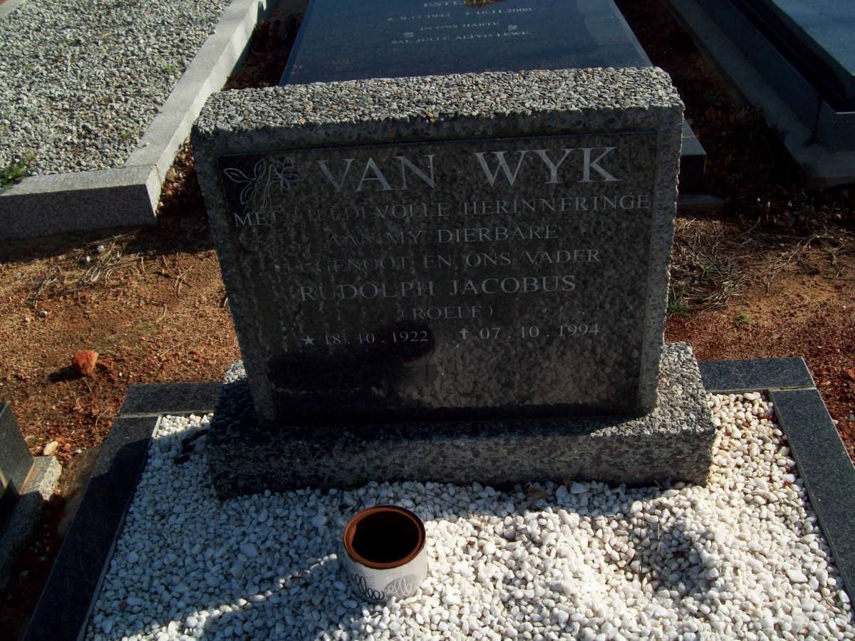WYK Rudolph Jacobus, van 1922-1994