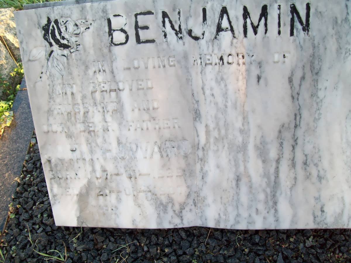 BENJAMIN John Howard 1935-1987