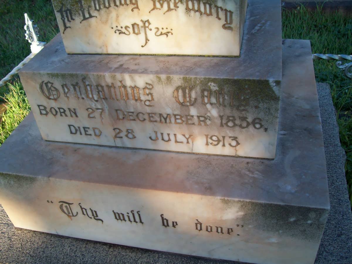 CARIS Gerhardus 1836-1913