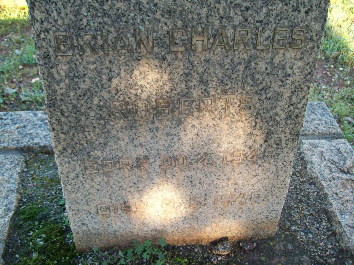 ROBERTS Brian Charles 1948-1918