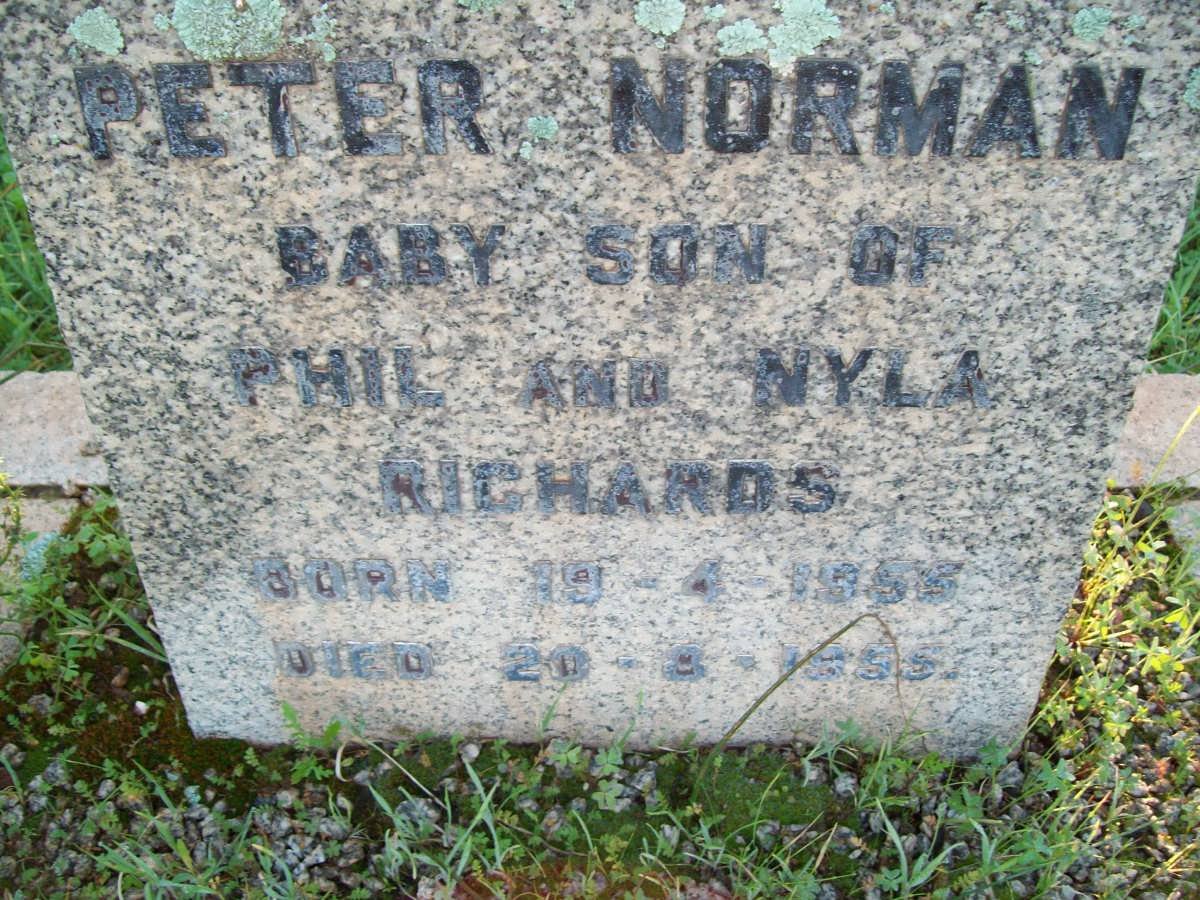 RICHARD Peter Norman 1955-1955
