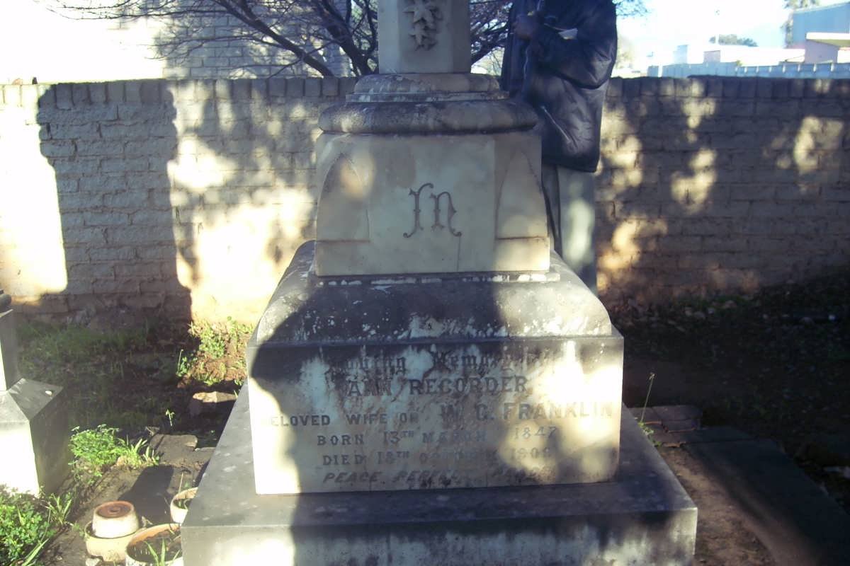 FRANKLIN Ann Recorder 1847-1909
