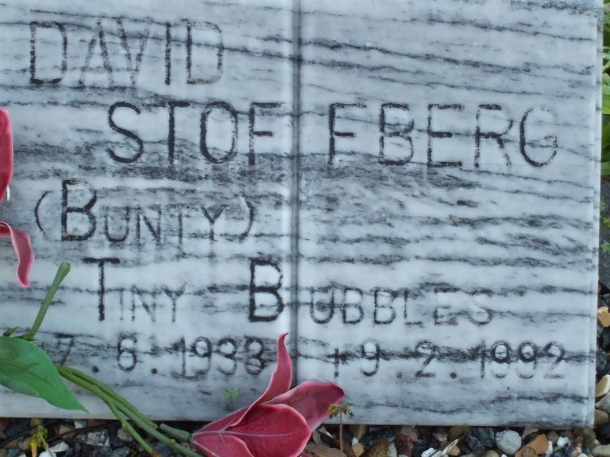 STOFFBERG David 1938-1992
