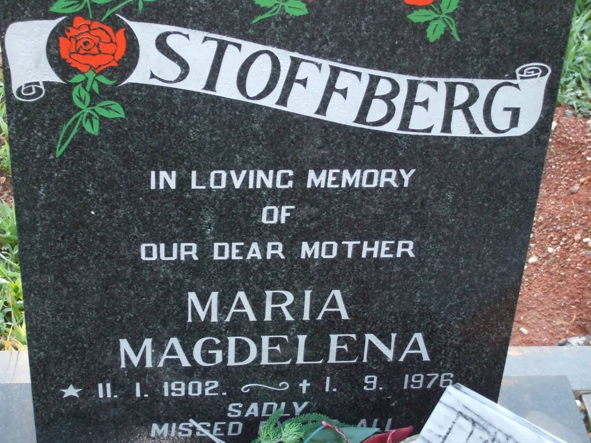STOFFBERG Maria Magdalena 1902-1976