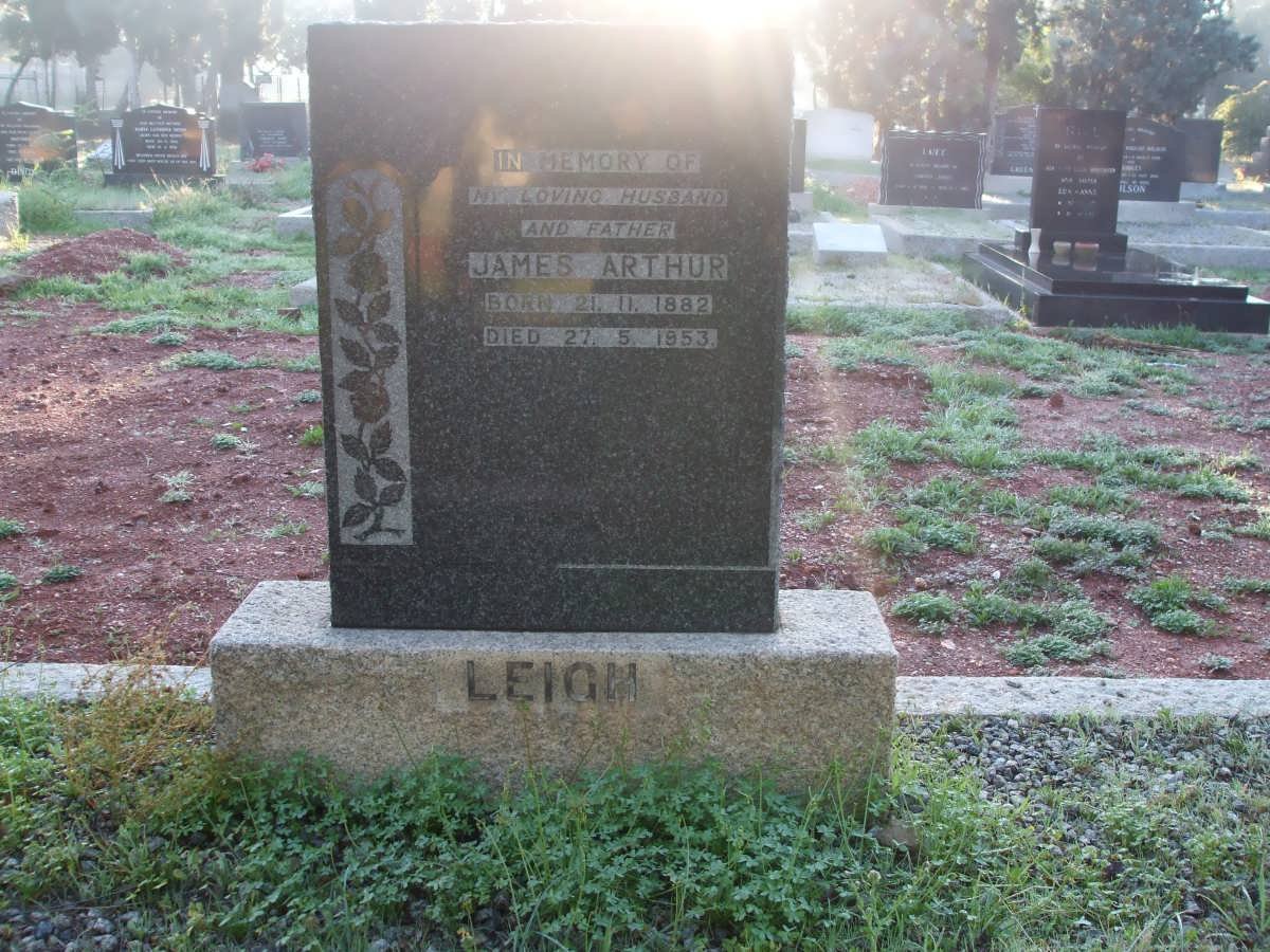 LEIGH James Arthur 1882-1953