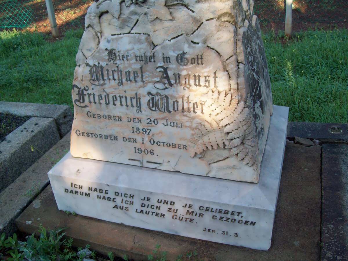 WOLTER Michael August Friederich 1897-1907